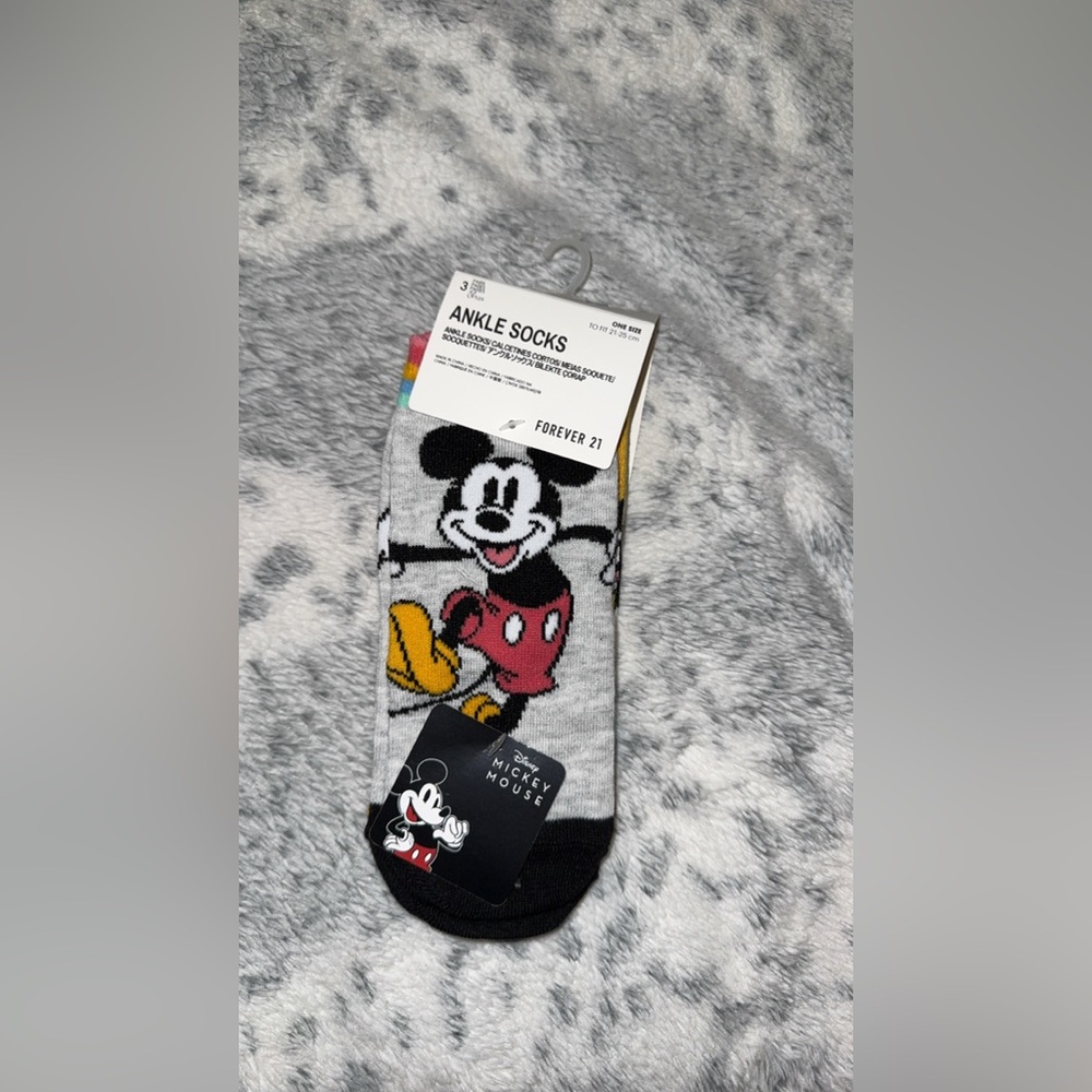 Mickey Mouse forever 21 socks